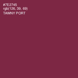 #7E2745 - Tawny Port Color Image